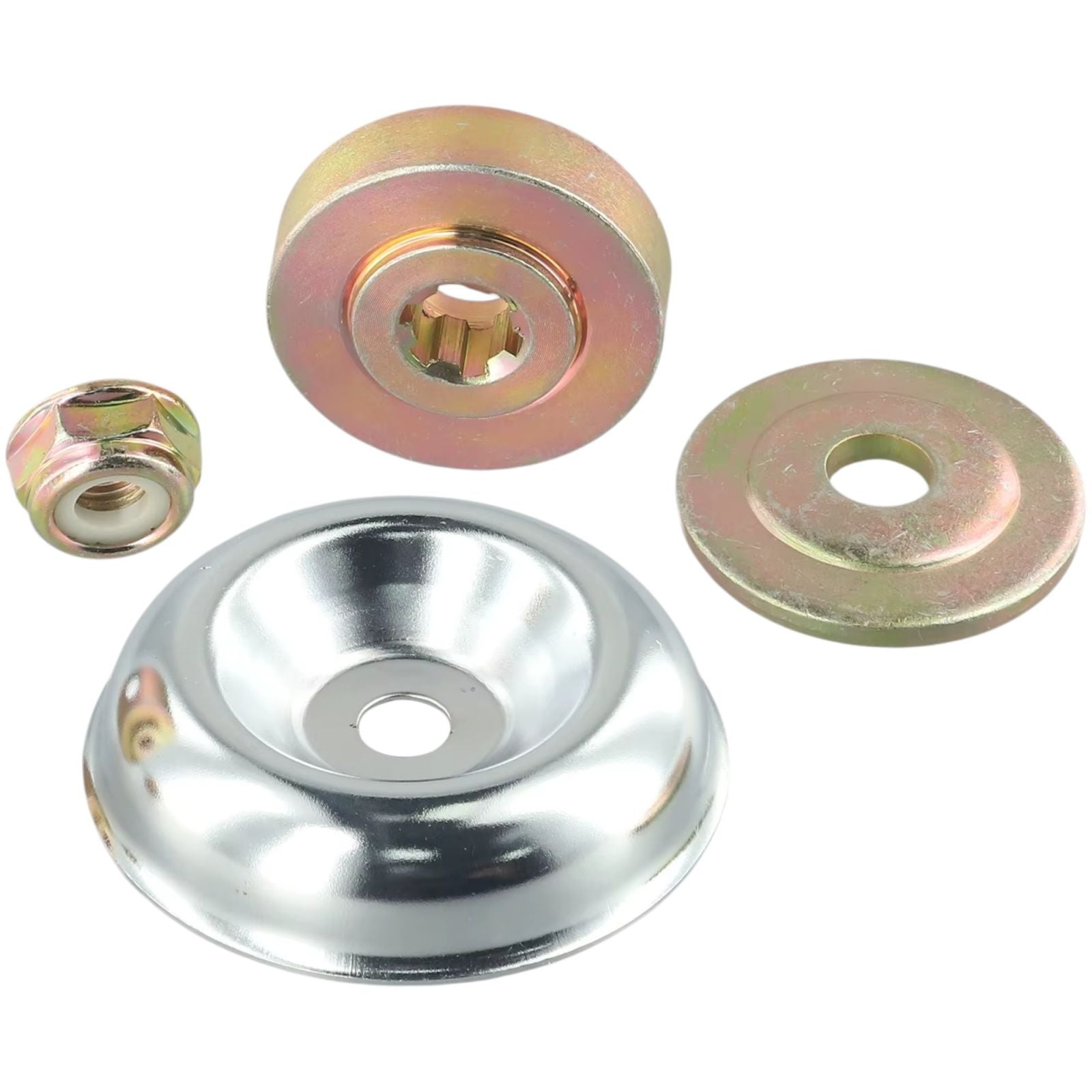 Kit Di Fissaggio Del Dado Della Lama Del Decespugliatore Ricambio di Metallo 4Pz