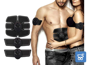 Kit Elettrostimolatore Muscolare Addominali e Braccia Uomo Donna 3 Dispositivi