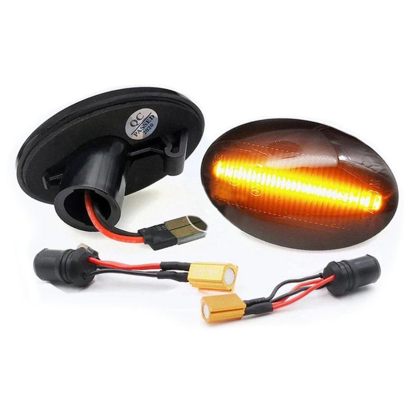 Kit Freccia Laterale a Led Side Marker Dinamica Lente Fume Opel Corsa C Combo Astra F Tigra Resistenza Inclusa
