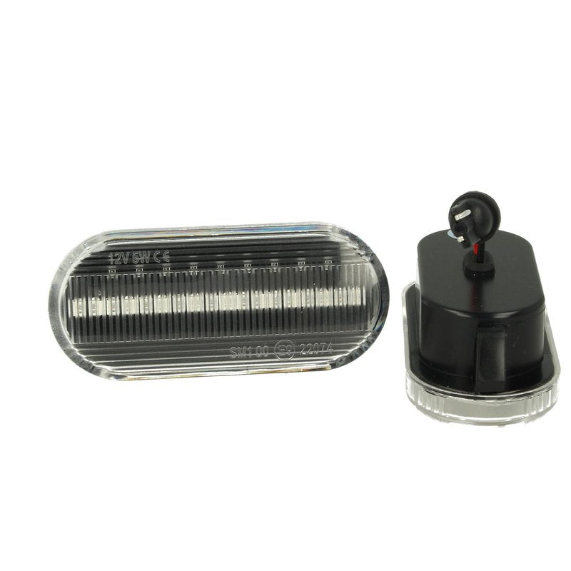 Kit Freccia Laterale a Led Side Marker Dinamica Lente Trasparente VW Golf 3 4 Bora Lupo Passat Polo Sharan Vento
