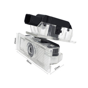 Kit Luci Led Logo Proiettori Auto Portiere Per Alfa Romeo 159 166 Mito Giulietta Giulia Stelvio Spider 12V 5W