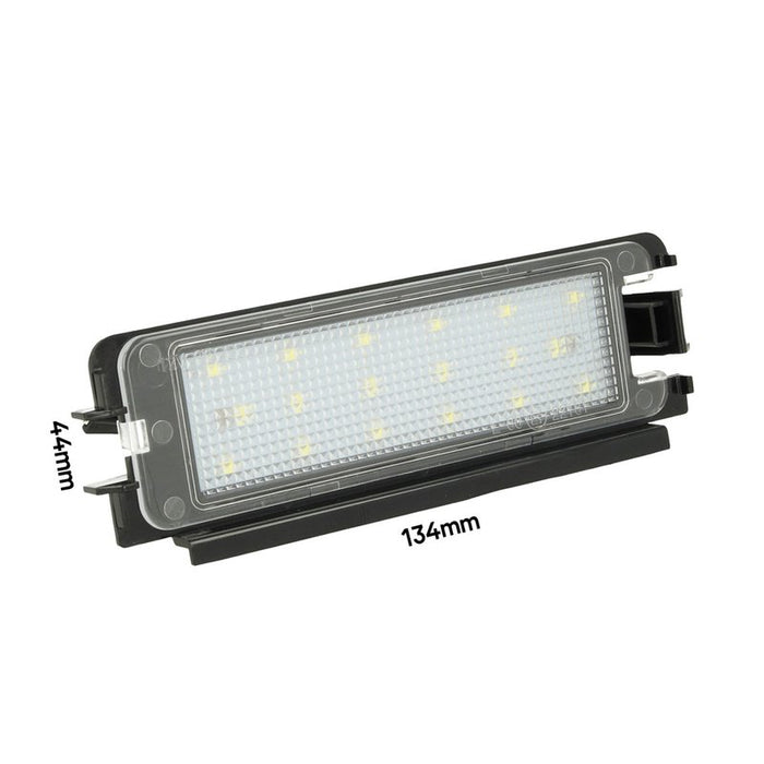 Kit Luci Targa Led Dacia Sandero II Dopo 2012 12V 3W Bianco Canbus