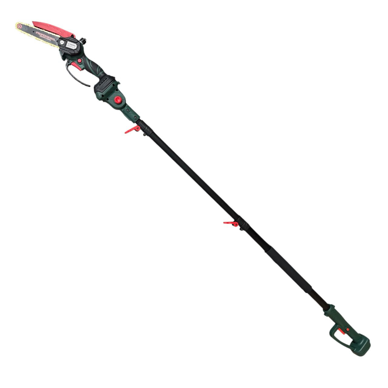 Kit Potatura Forbice Cesoia Motosega 6" a batteria 68Vf +asta telescopica CH0402