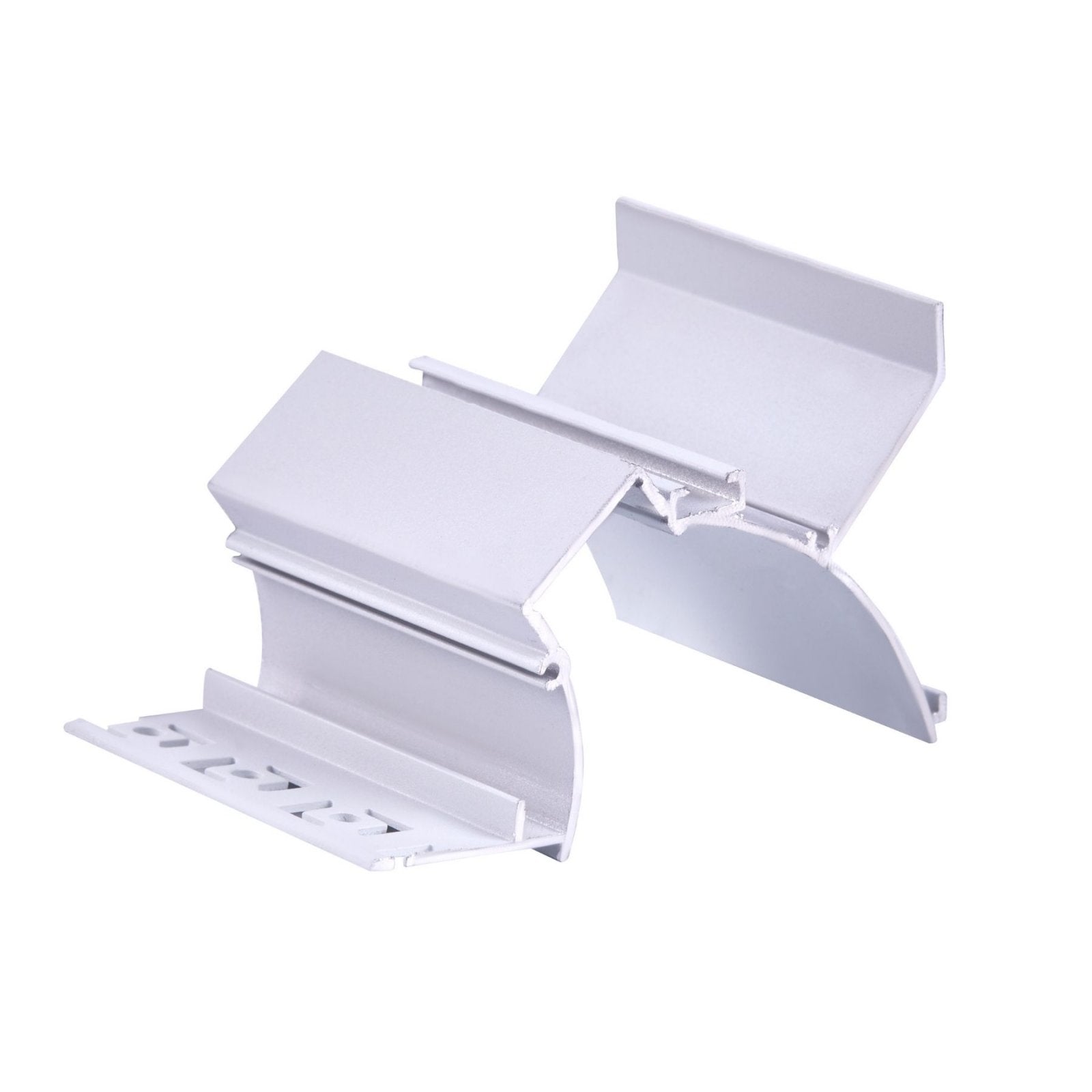 Kit Profilo Alluminio Completo Da 2 Metri Per Striscia Led, Da Cartongesso Illuminazione Indiritta, Dimensione 90*57.7mm, Larghezza Interna 20mm, 811g/m, Copertura Opale, Tappi Chiusura e Clip Fissaggio Incluso