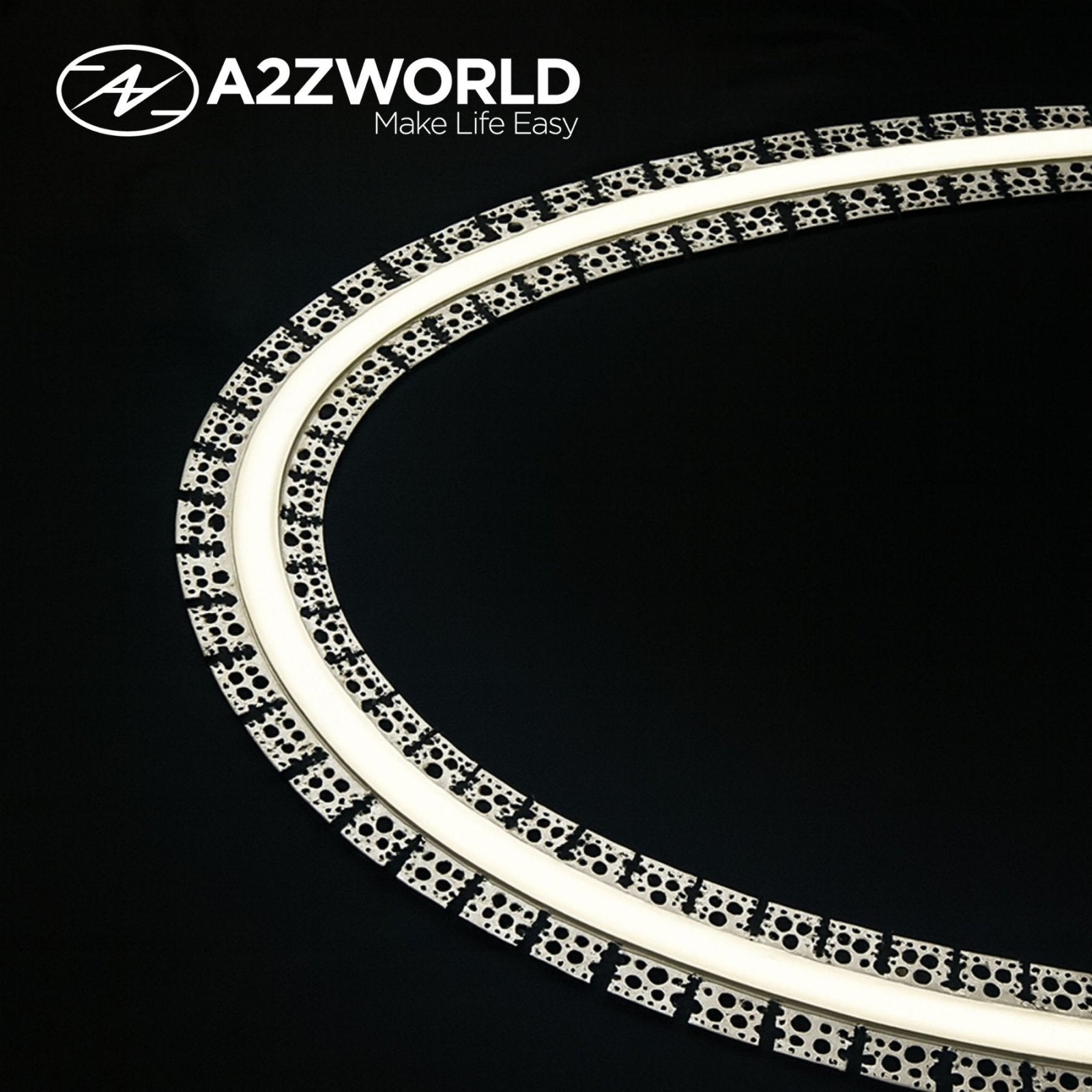 Kit Profilo Alluminio Completo Da 2 Metri Per Striscia Led, Da Incasso Cartongesso Curvabile Con Alette Scomparsa, Dimensione 54.2*12.3mm, Larghezza Interna 12mm, Copertura Opale, Tappi Chiusura e Clip Fissaggio Incluso