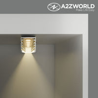 Kit Profilo Alluminio Completo Da 2 Metri Per Striscia Led, Standard Alta, Dimensione 14.2*14.3mm, Larghezza Interna 10mm, 103g/m, Copertura Opale, Tappi Chiusura e Clip Fissaggio Incluso