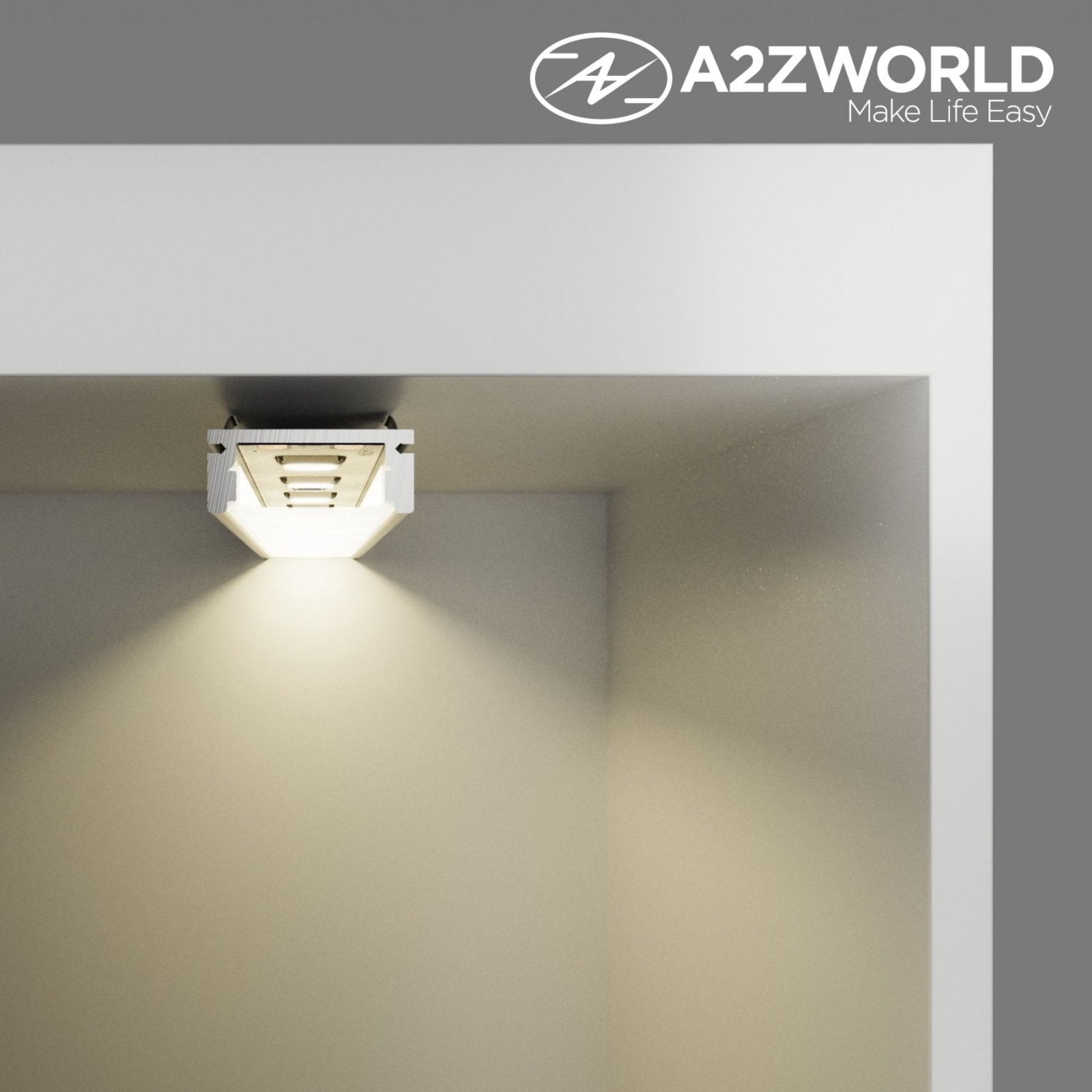 Kit Profilo Alluminio Completo Da 2 Metri Per Striscia Led, Standard, Dimensione 17.4*7mm, Larghezza Interna 12.4mm, 115g/m, Copertura Opale, Tappi Chiusura e Clip Fissaggio Incluso,BAV10321,BAV3355,BA1707,BAV3370