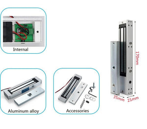Kit Serratura Magnetica Elettronica Sistema di Controllo Accessi RFID Apriporta