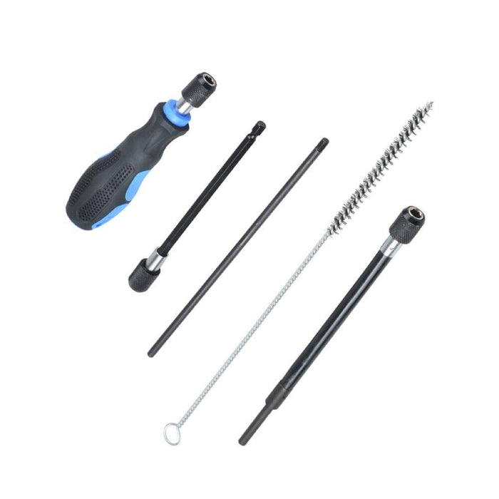 Kit Spazzole per pulizia del canale sede iniettori motori diesel - 19 pezzi