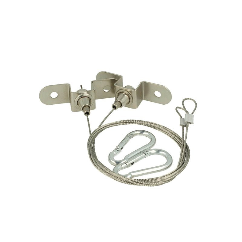 Kit Staffa Di Fissaggio A Sospensione Per Proiettore Led Lineare FE1150N Con Fischer Vite Moschettoni