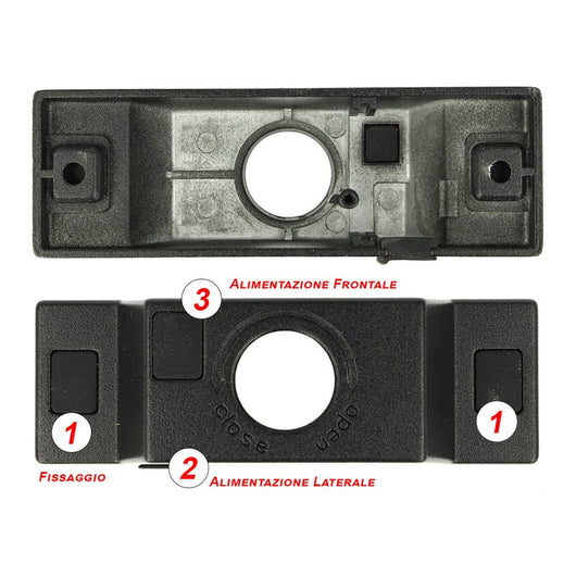 Kit Staffa di Fissaggio Per Per Sistema Tensostruttura Luce Led StarLine Per 2 Lati