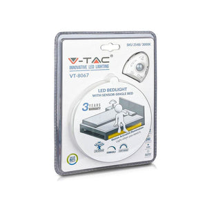 Kit Strip LED 1.2M 2.8W/M Luce Scendiletto Singolo 4000K Dimmerabile Alimentatore + Sensore di Movimento PIR SKU-2549