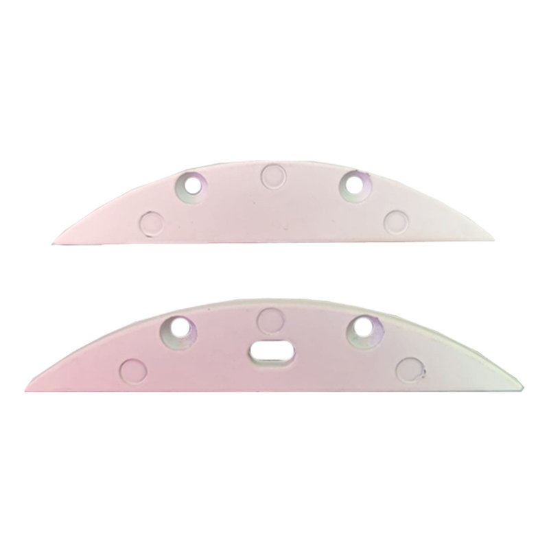 Kit Terminali Tappi di Chiusura In Metallo Con e Senza Foro Colore Bianco Per Profilato Alluminio BAZ5208W