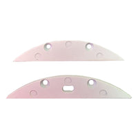 Kit Terminali Tappi di Chiusura In Metallo Con e Senza Foro Colore Bianco Per Profilato Alluminio BAZ5208W