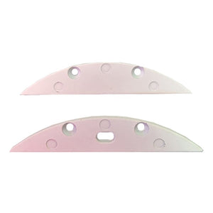 Kit Terminali Tappi di Chiusura In Metallo Con e Senza Foro Colore Bianco Per Profilato Alluminio BAZ5208W