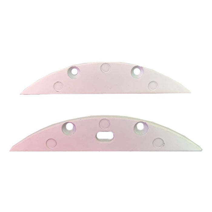 Kit Terminali Tappi di Chiusura In Metallo Con e Senza Foro Colore Bianco Per Profilato Alluminio BAZ5208W