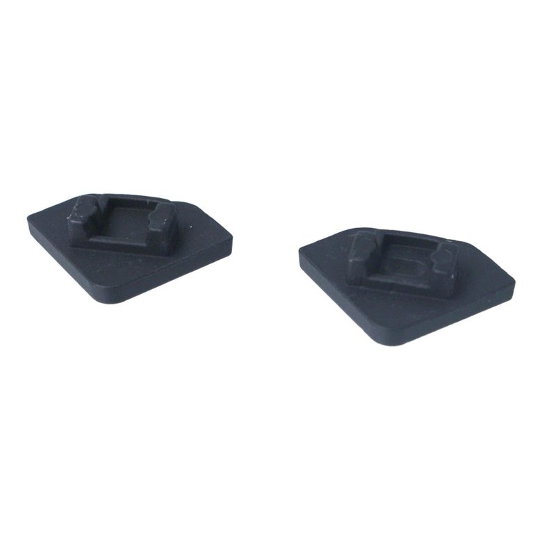 Kit Terminali Tappi di Chiusura In Metallo Con e Senza Foro Colore Nero Per Profilato Alluminio BAZ1919B