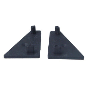 Kit Terminali Tappi di Chiusura In Metallo Per Profilato Alluminio BAZ2016B