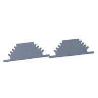 Kit Terminali Tappi di Chiusura In Metallo Per Profilato Alluminio BAZ3010