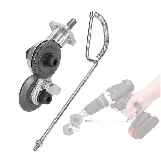 Kit conversione da trapano avvitatore a cesoia taglia lamiera taglierina metallo