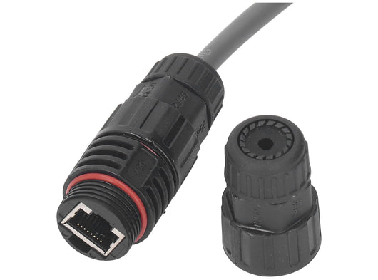 Kit di Riparazione Prolunga Cavo 75FT Estensione Rame Impermeabile Fino a 150ft per Uso Esterno Sistema Starlink e 4 Terminali Ethernet