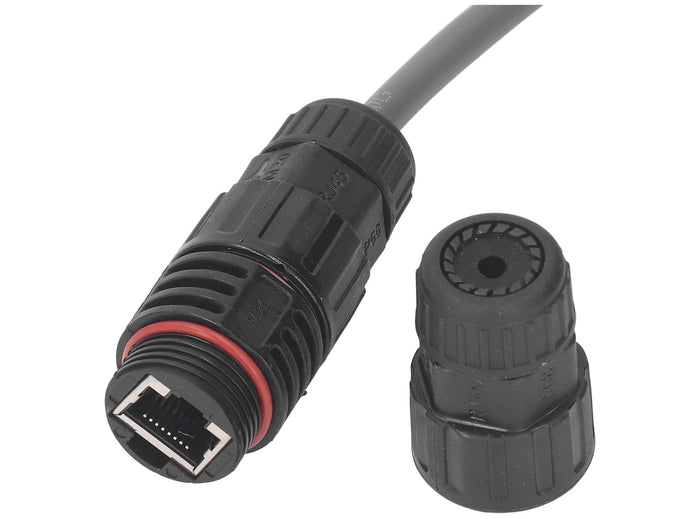 Kit di Riparazione Prolunga Cavo 75FT Estensione Rame Impermeabile Fino a 150ft per Uso Esterno Sistema Starlink e 4 Terminali Ethernet