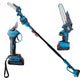 Kit potatura forbice cesoia motosega 6" a batteria 36V + asta telescopica 07726