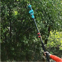 Kit potatura forbice cesoia motosega 6" a batteria 36V + asta telescopica 07726