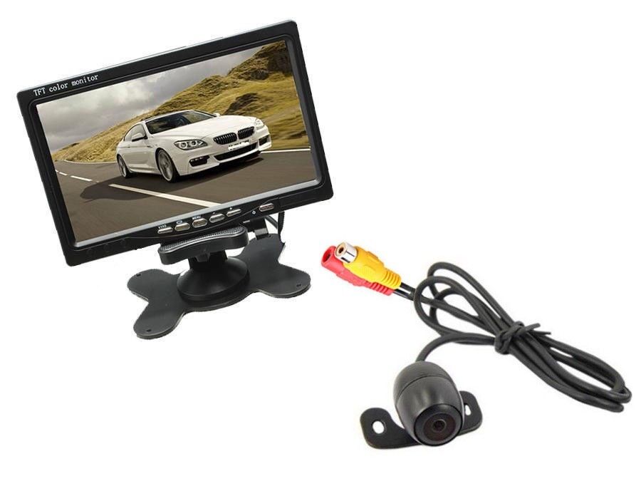 Kit retromarcia Telecamera camper, auto, rimorchi Monitor LCD 7'' staffata