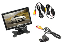 Kit retromarcia wireless Telecamera per camper, auto, rimorchi Monitor LCD 7"
