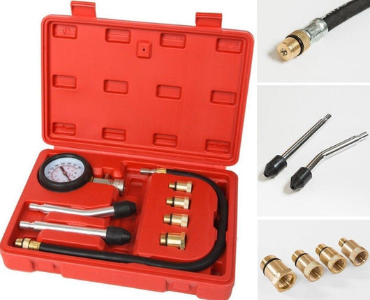 Kit tester pressione di compressione per motore misuratore pistone cilindri auto