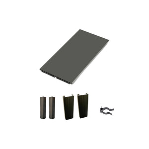 Zoccolo Per Cucina Battiscopa Set Da 2 Pezzi Da 2 Metri E 1 Pezzo Da 1 Metro Altezza 10 Cm Con Kit Unione Piombo