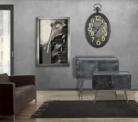 Mobiletto Iron School Coppia Cm  88X38X78 - Cm 70.5X30X58.5