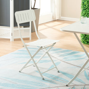 Set Sande di 2 Sedie Pieghevoli - Bianco [en.casa]