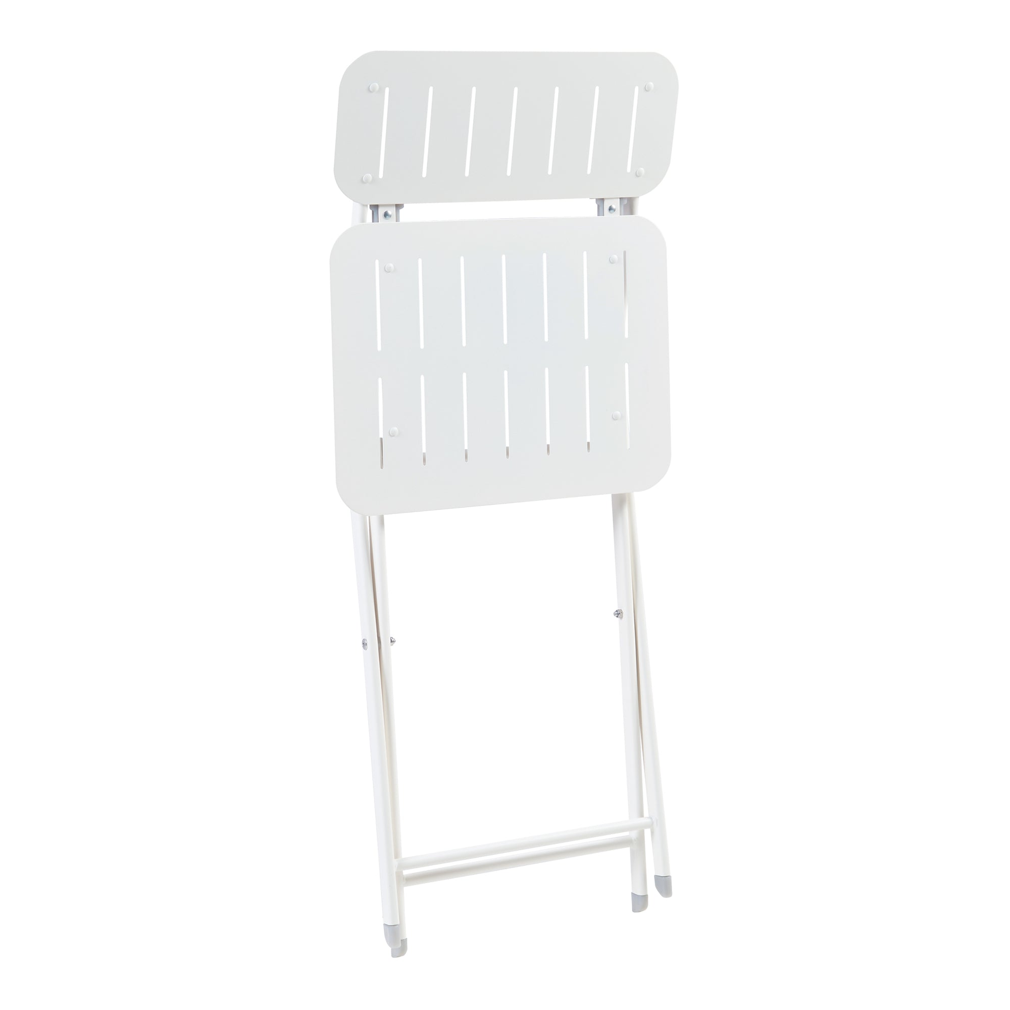 Set Sande di 2 Sedie Pieghevoli - Bianco [en.casa]