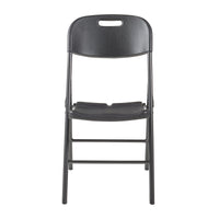 Set Ljusnarsberg di 2 Sedie Pieghevoli - Nero [en.casa]