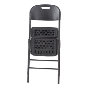 Set Ljusnarsberg di 2 Sedie Pieghevoli - Nero [en.casa]