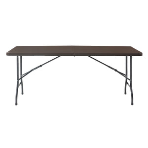 Tavolo da Picnic Lillestrøm Pieghevole 180 x 75 x 72 cm Marrone Effetto Legno pro.tec