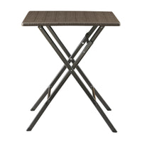 Tavolo da Picnic Lillestrøm Pieghevole 61,5 x 61,5 x 73 cm Marrone Effetto Legno pro.tec