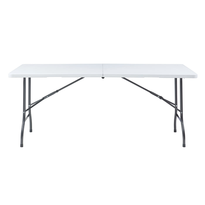 Tavolo Pieghevole Ljusnarsberg da Picnic - Bianco [en.casa]