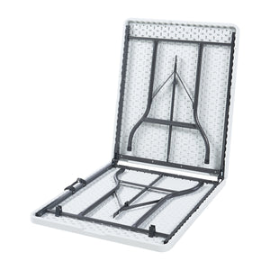 Tavolo Pieghevole Ljusnarsberg da Picnic - Bianco [en.casa]