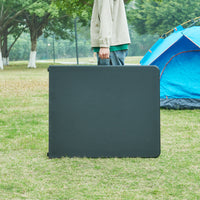 Tavolo Pieghevole Ljusnarsberg da Picnic - Nero [en.casa]