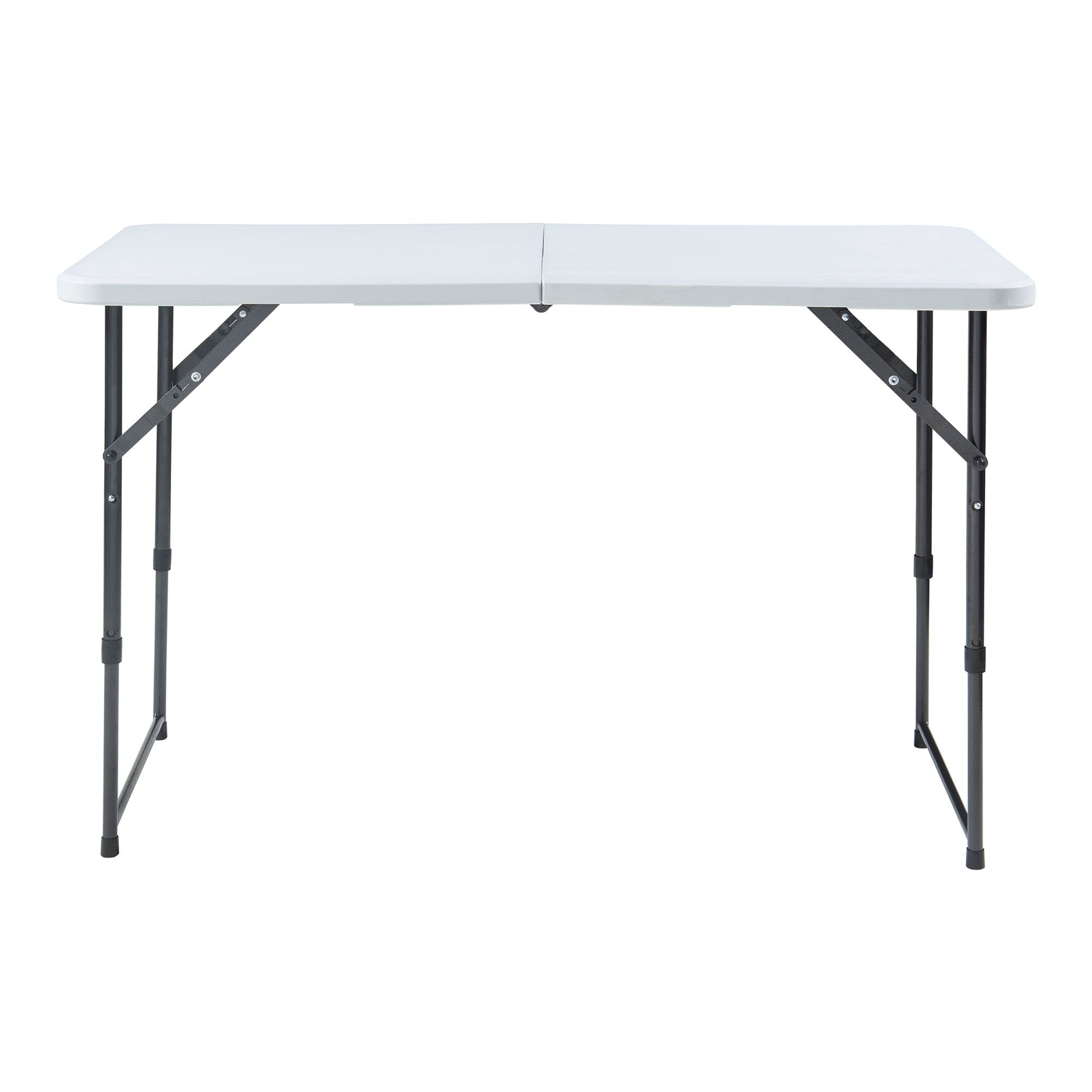 Tavolo da Picnic Adelfia Pieghevole - Bianco [en.casa]