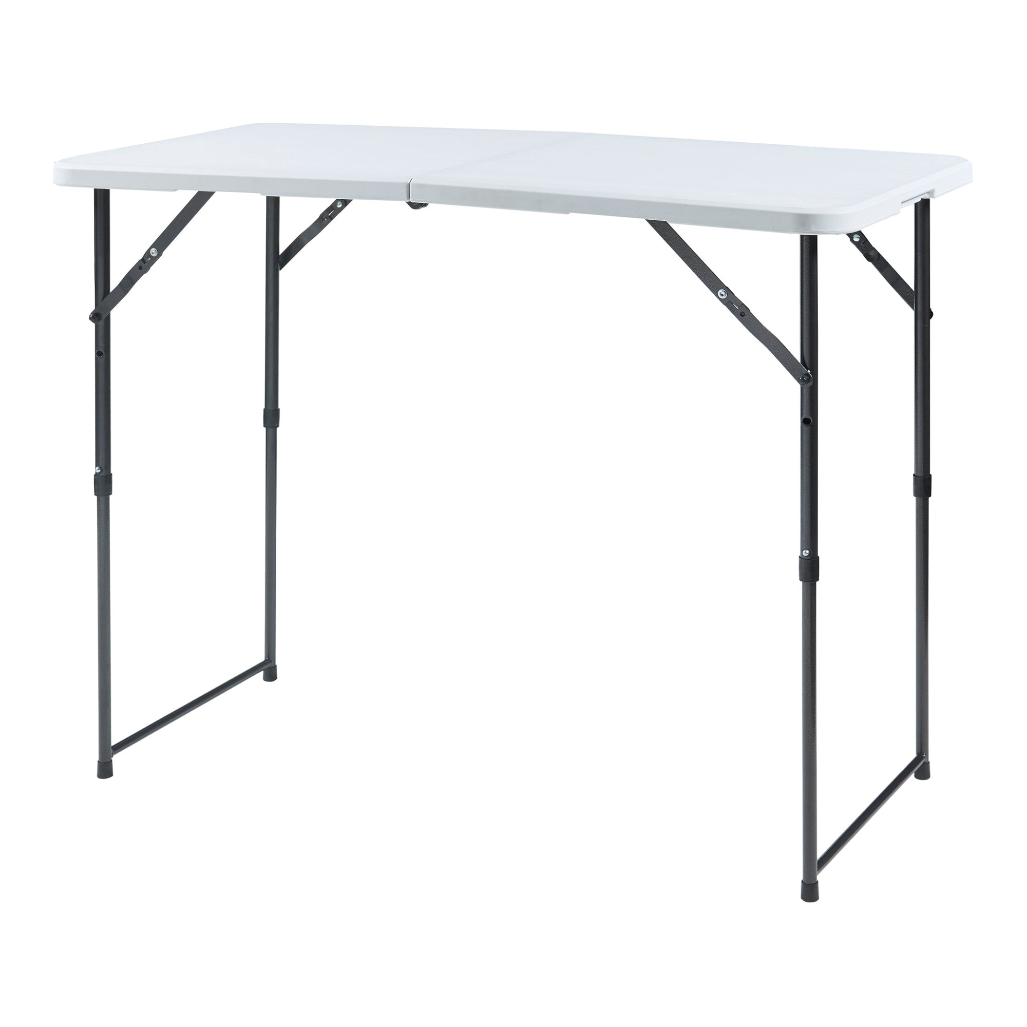 Tavolo da Picnic Adelfia Pieghevole - Bianco [en.casa]