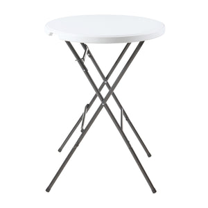 Tavolo Alto Pieghevole Ljusnarsberg - Bianco [en.casa]