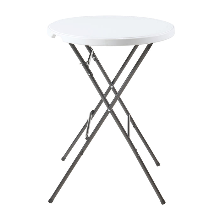 Tavolo Alto Pieghevole Ljusnarsberg - Bianco [en.casa]