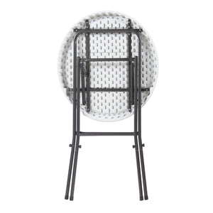 Tavolo Alto Pieghevole Ljusnarsberg - Bianco [en.casa]