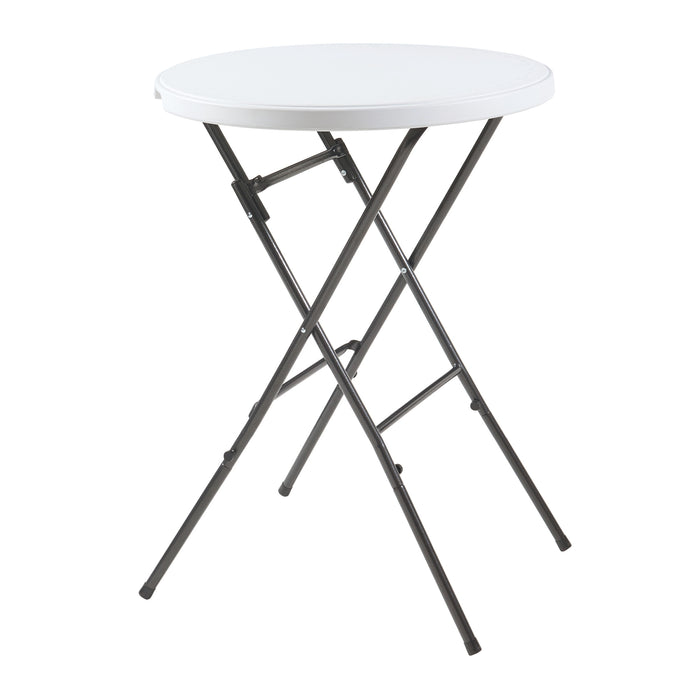 Tavolo Alto Pieghevole Ljusnarsberg - Bianco [en.casa]