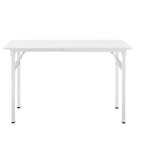 Tavolo Pieghevole Scrivania con Piano 120x60 cm Bianco [neu.haus]