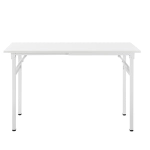 Tavolo Pieghevole Scrivania con Piano 120x60 cm Bianco [neu.haus]